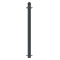 Dekorativ puller | Serie 474B | � 76 mm | fastmonteret, til indst�bning i beton med jordanker, total l�ngde ca. 1300 mm | uden l�s | med 2 �jer